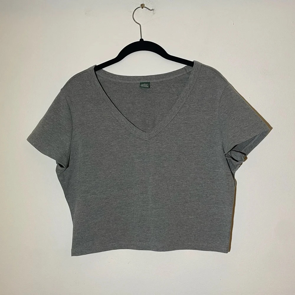 TWO crop top shirts